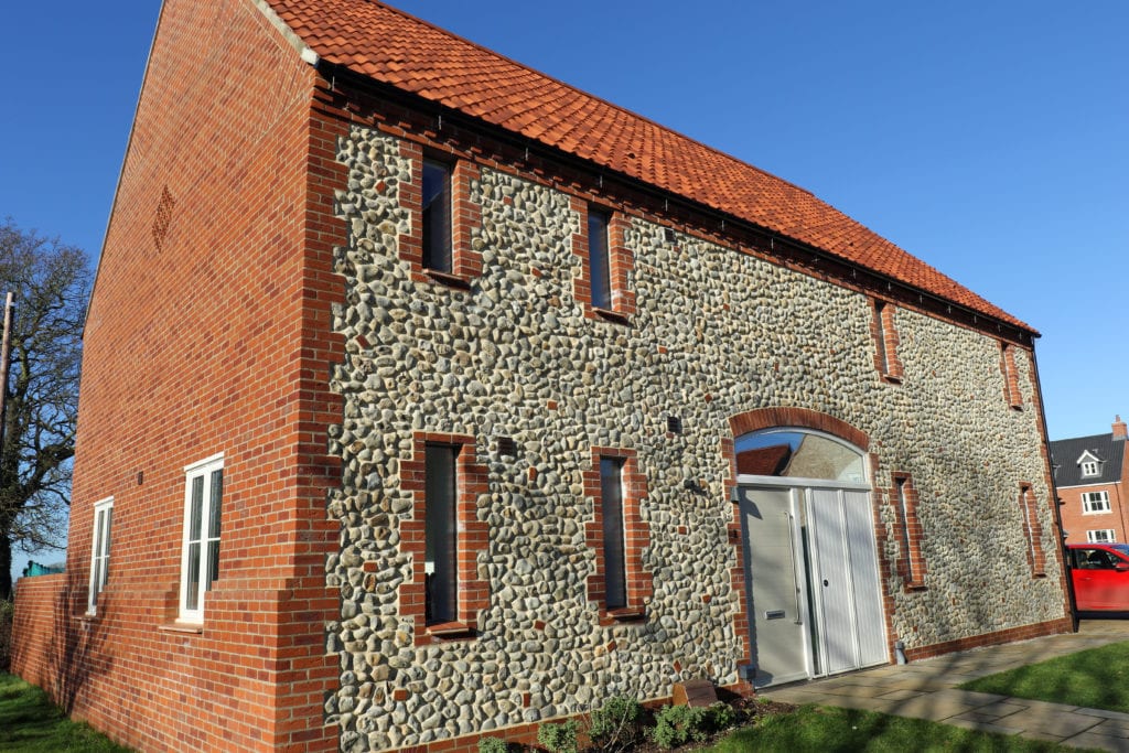 Broadland Housing scheme at Binham, Norfolk