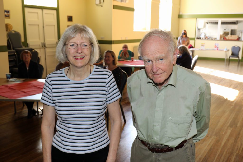Maggie Vaughan and Dr Roger Polhill of the Aylsham Town Archive