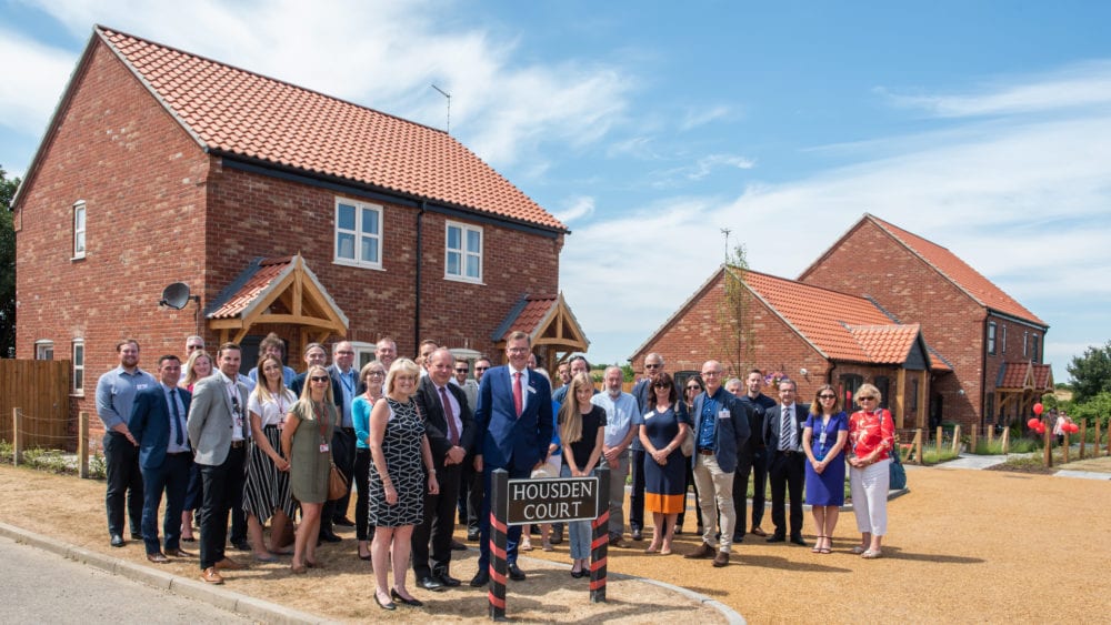 New Great Ryburgh homes officially celebrated Broadland Housing Association