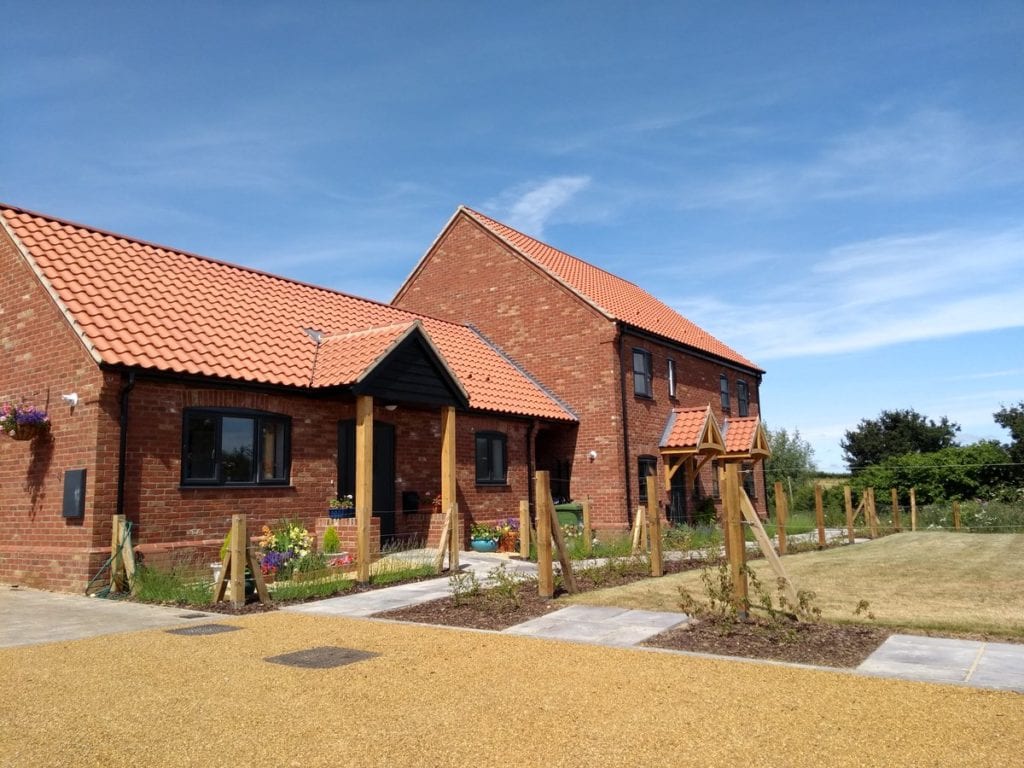 Great Ryburgh, Broadland Housing scheme in north Norfolk