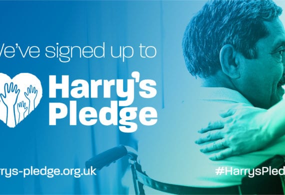 Harrys Pledge supporter logo