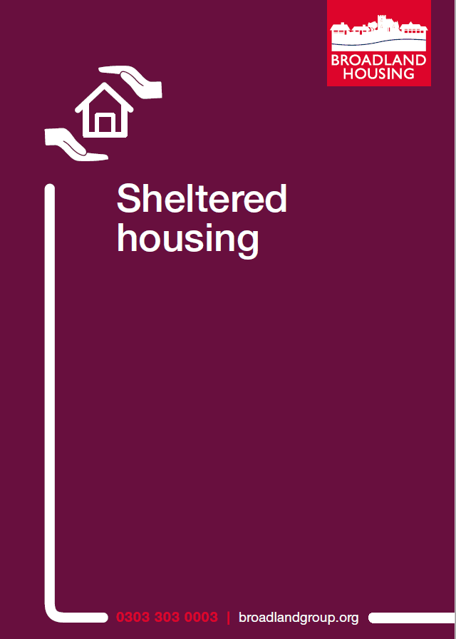 Front cover of Sheltered housing schemes leaflet
