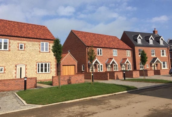 Broadland Housing scheme at Binham, north Norfolk