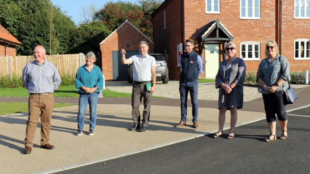 Residents meets architects and planners of their new homes at Edgefield, Norfolk
