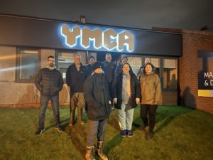 Broadland Housing team sleep out team- YMCA Norfolk March 2022