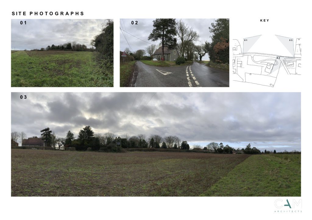 Site photographs, Church Road, West Beckham, Norfolk