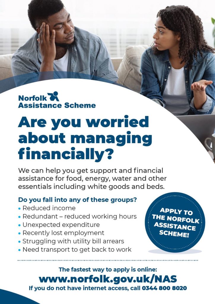 Norfolk Assistance Scheme leaflet cover