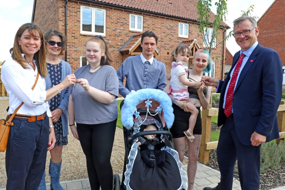 Great Hockham - key handover, May 2023