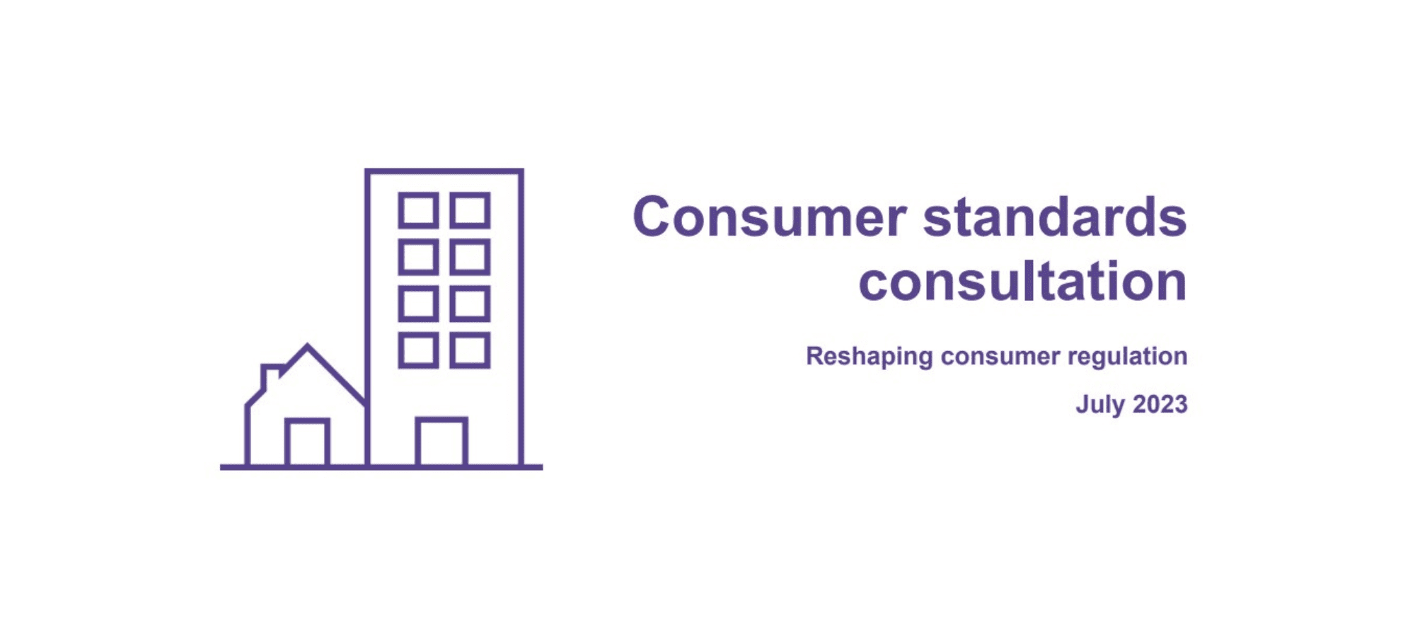 Logo for the consumer standards consultation