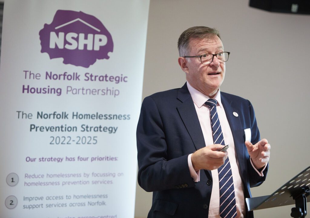 Michael Newey, Chair of Norfolk Strategic Housing Partnership