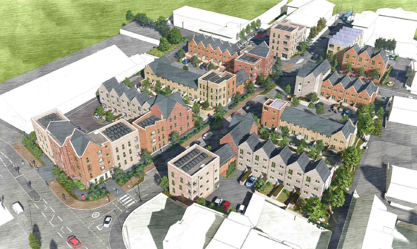 architectural view of new homes